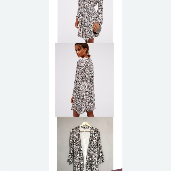 Free People Dress Womens Anaise Floral casual Floral Long Sleeve midi size XS - Picture 3 of 10